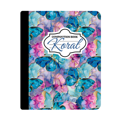Gilded Wings Custom Notebook