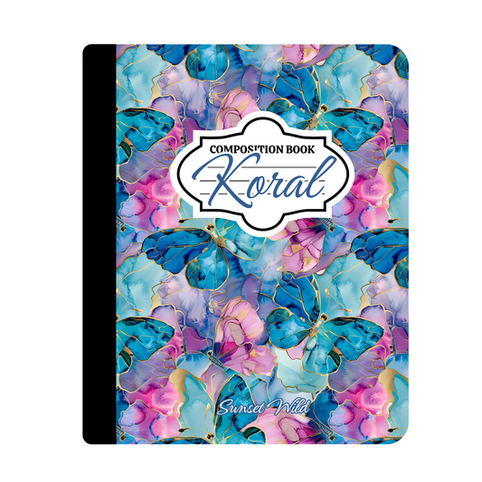 Gilded Wings Custom Notebook