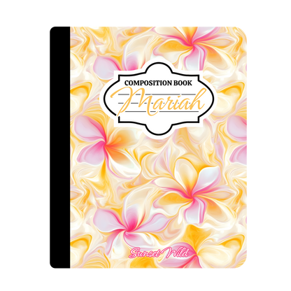 Blush & Bloom Custom Notebook