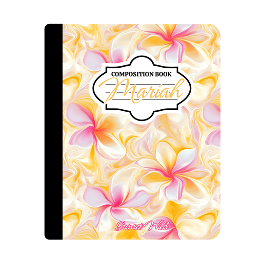 Blush & Bloom Custom Notebook