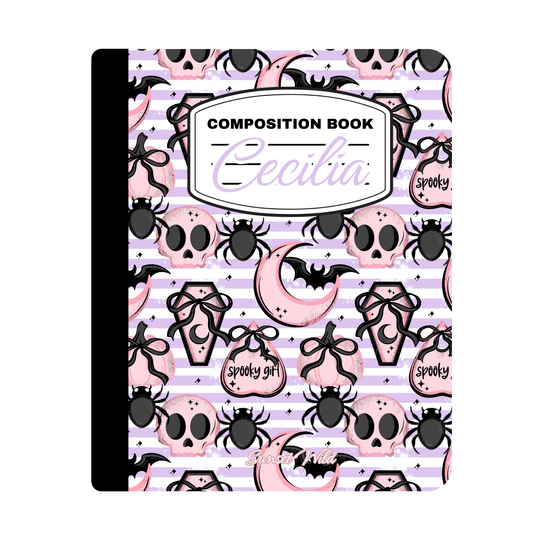 Sweet But Sinister Custom Notebook