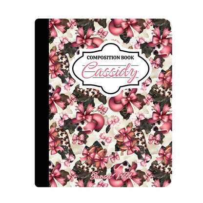 Blush & Boots Custom Notebook