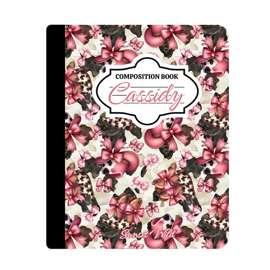 Blush & Boots Custom Notebook