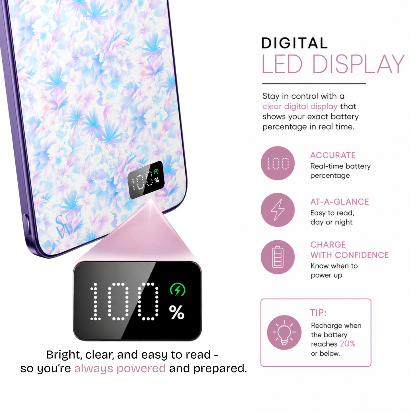 Petal Dreams Power Bank