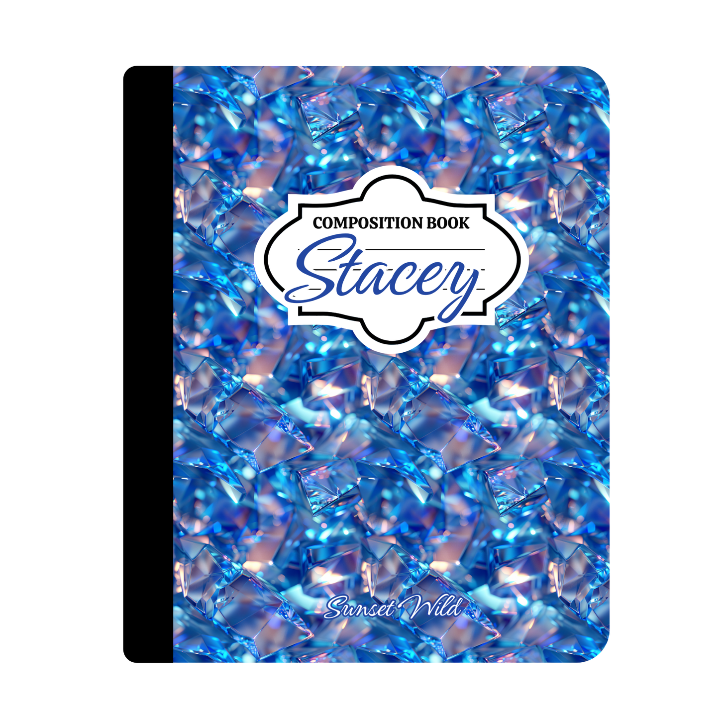 Glacier Glass Custom Notebook