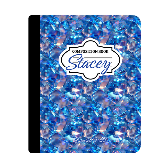 Glacier Glass Custom Notebook
