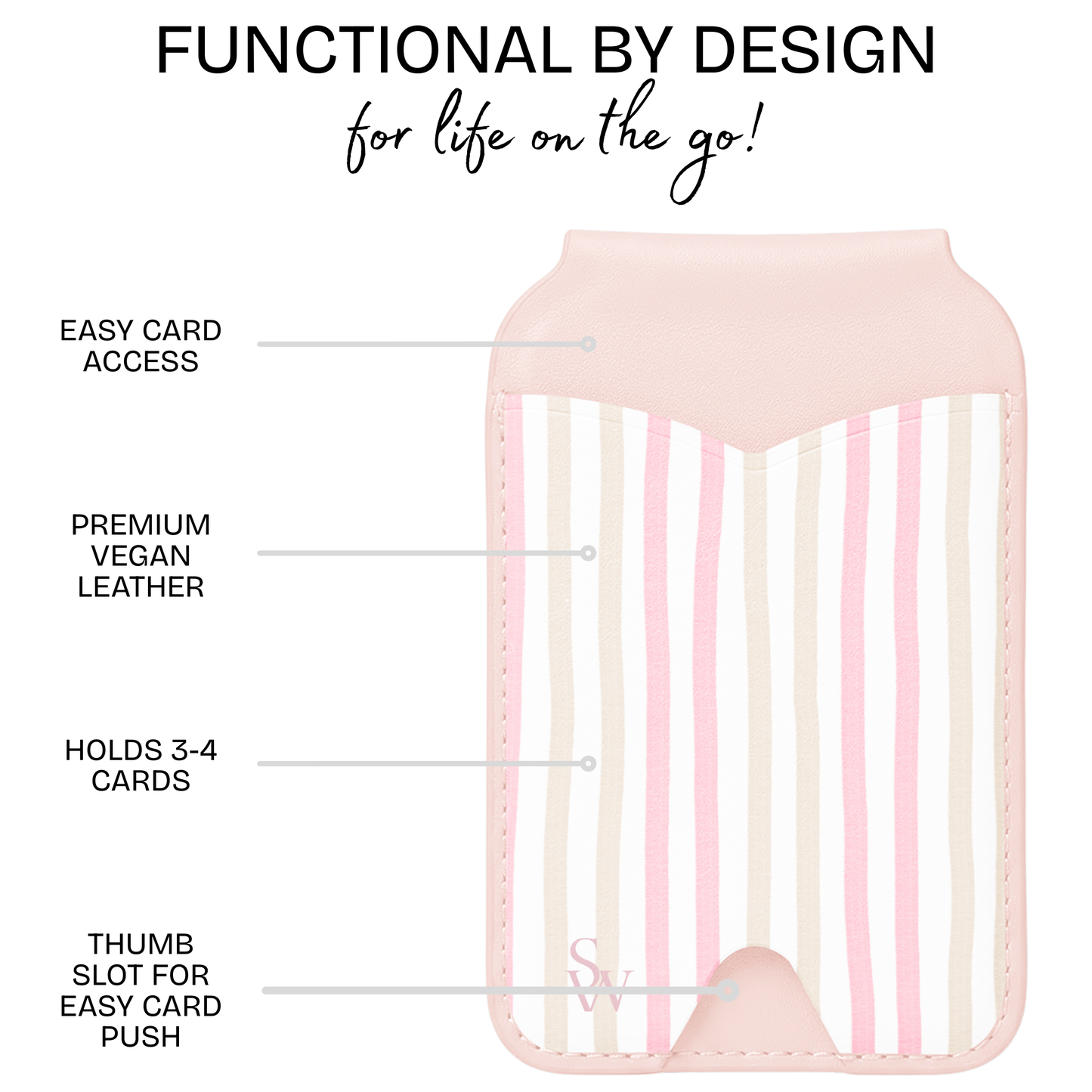 Blush Boardwalk Phone Wallet