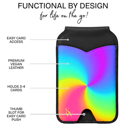 Feel the Rainbow Phone Wallet