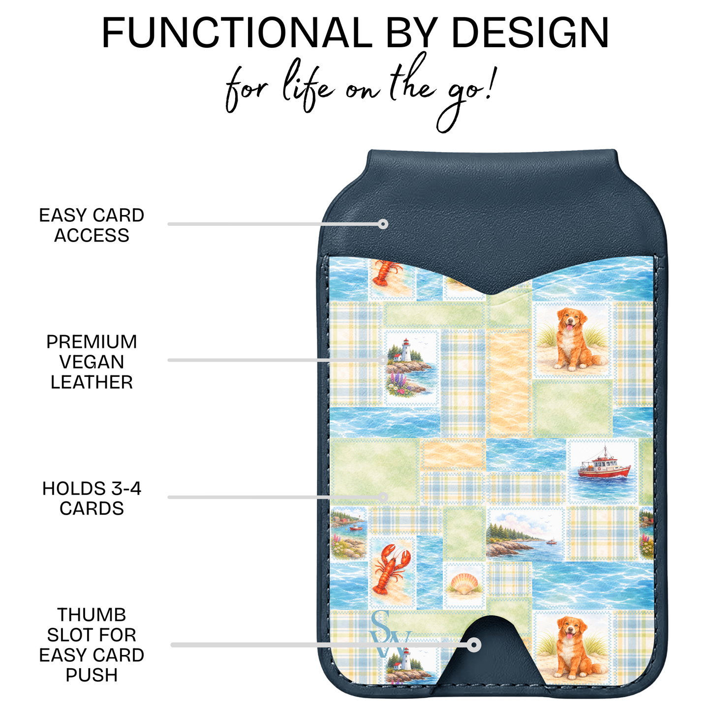 Coastal Charm Phone Wallet