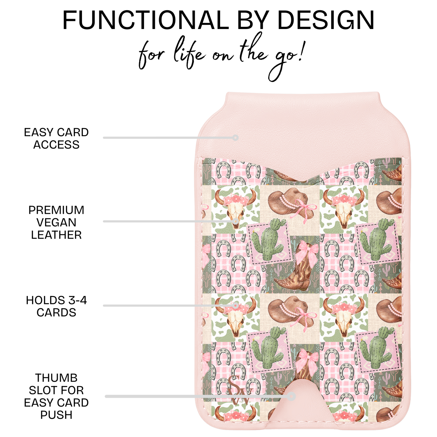 Blush Ranch Phone Wallet