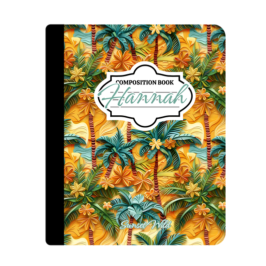 Golden Coast Custom Notebook
