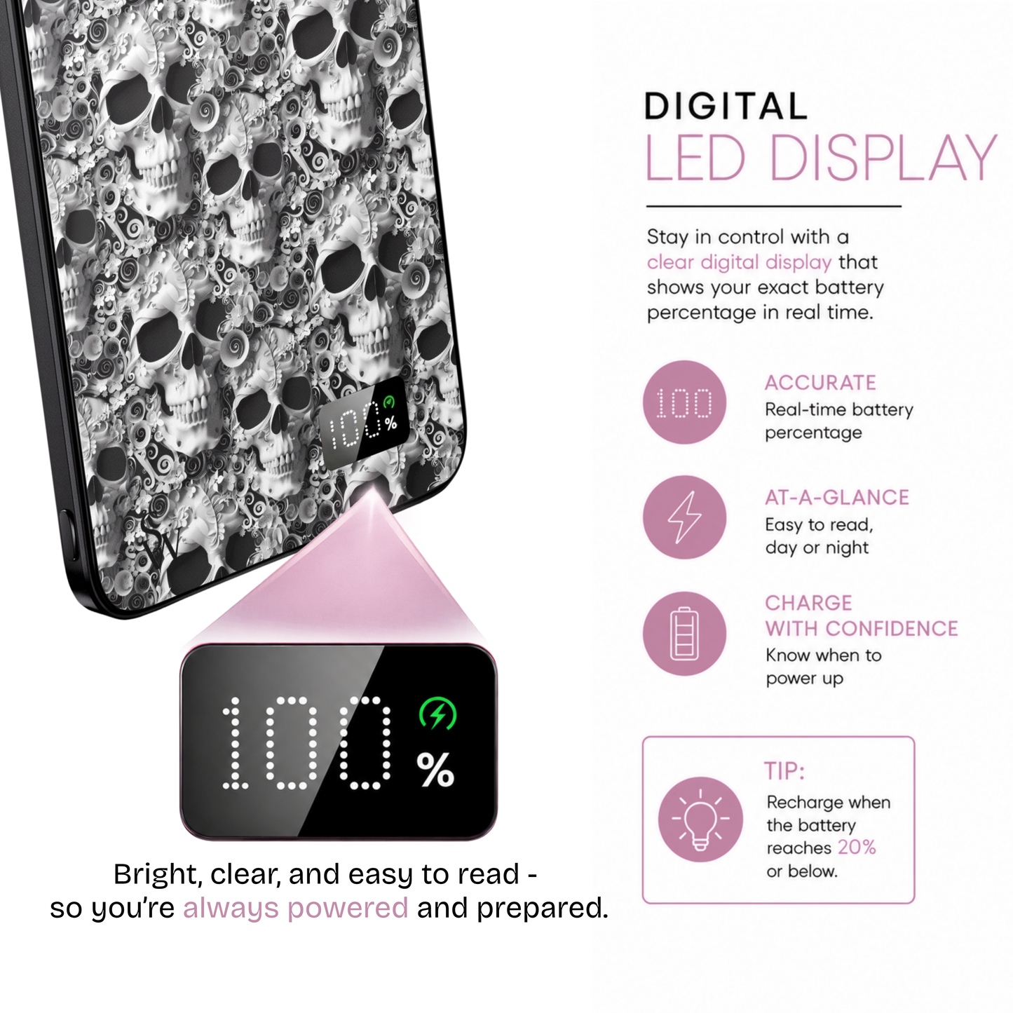 Phantom Florals Power Bank