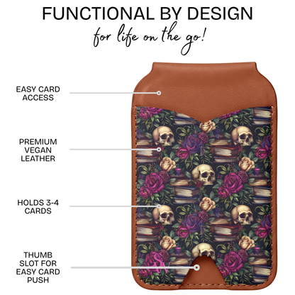 Skulls & Scripts Phone Wallet