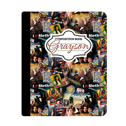 Goonies Custom Notebook