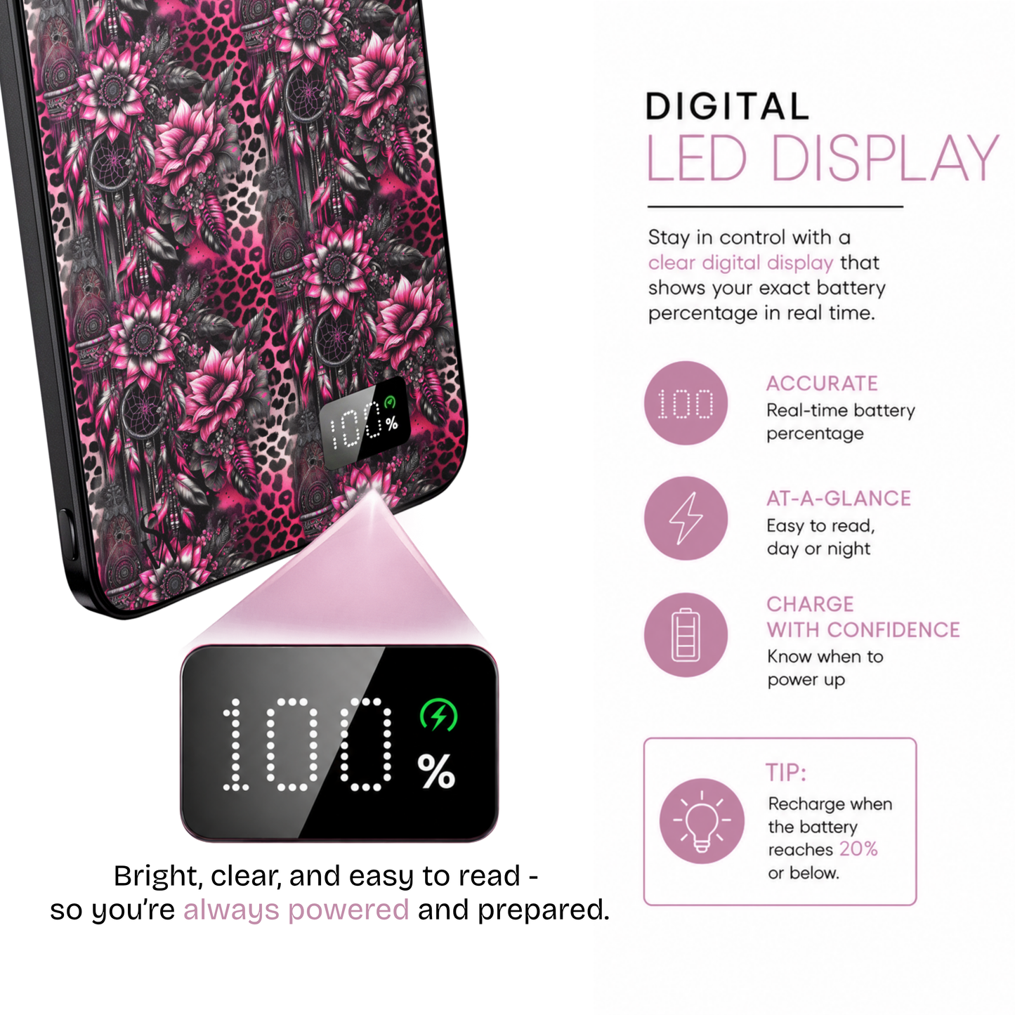 Pink Dreams Power Bank