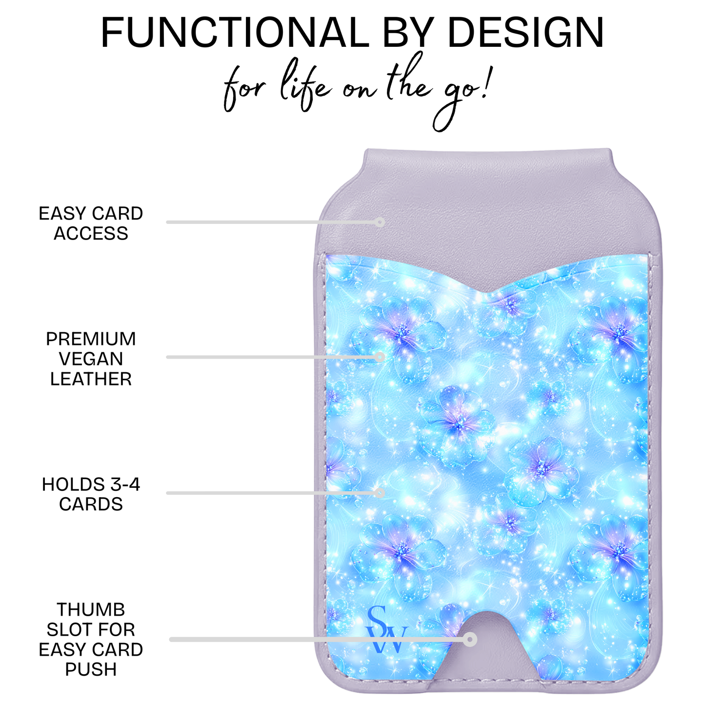 Icy Enchantment Phone Wallet