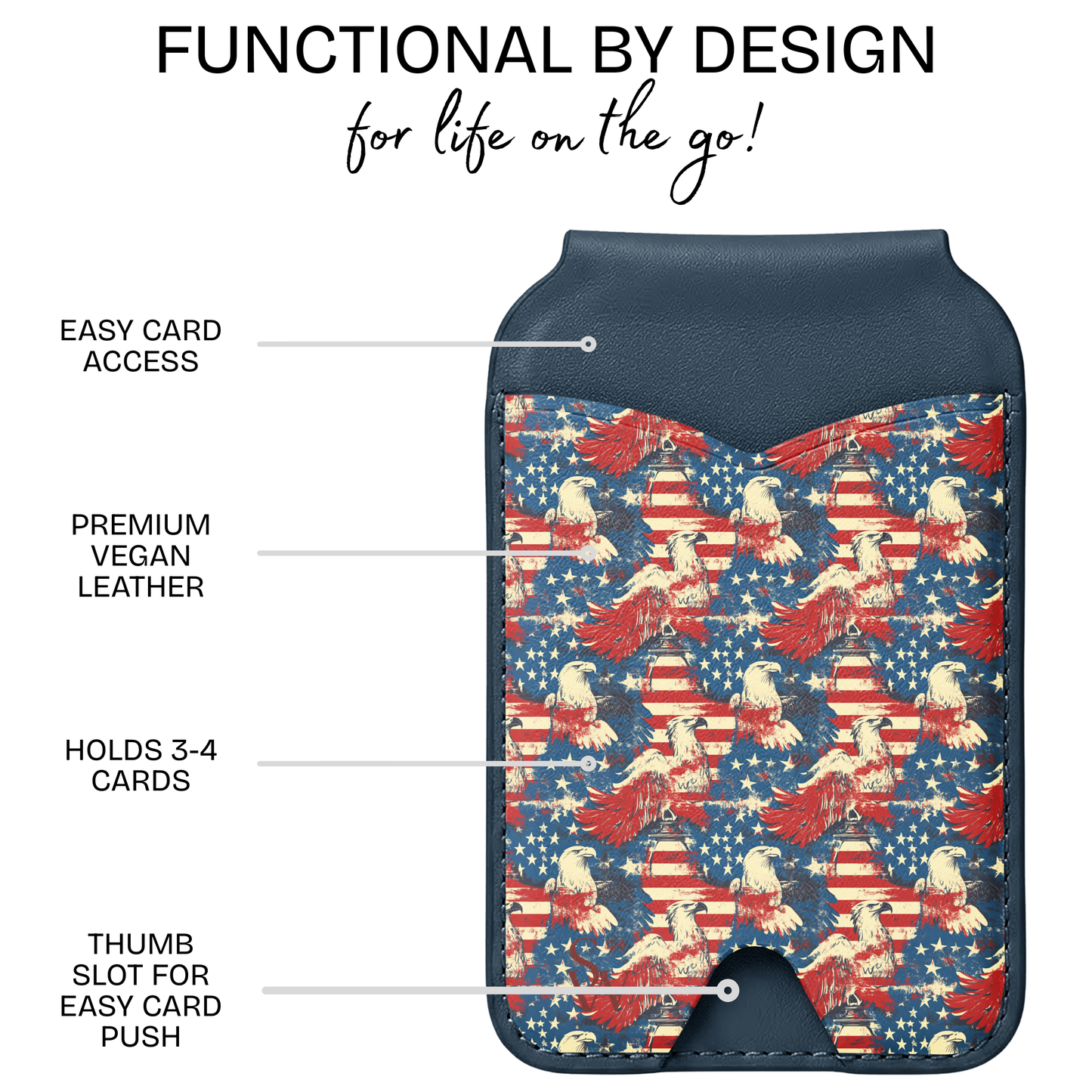 Old Glory Phone Wallet