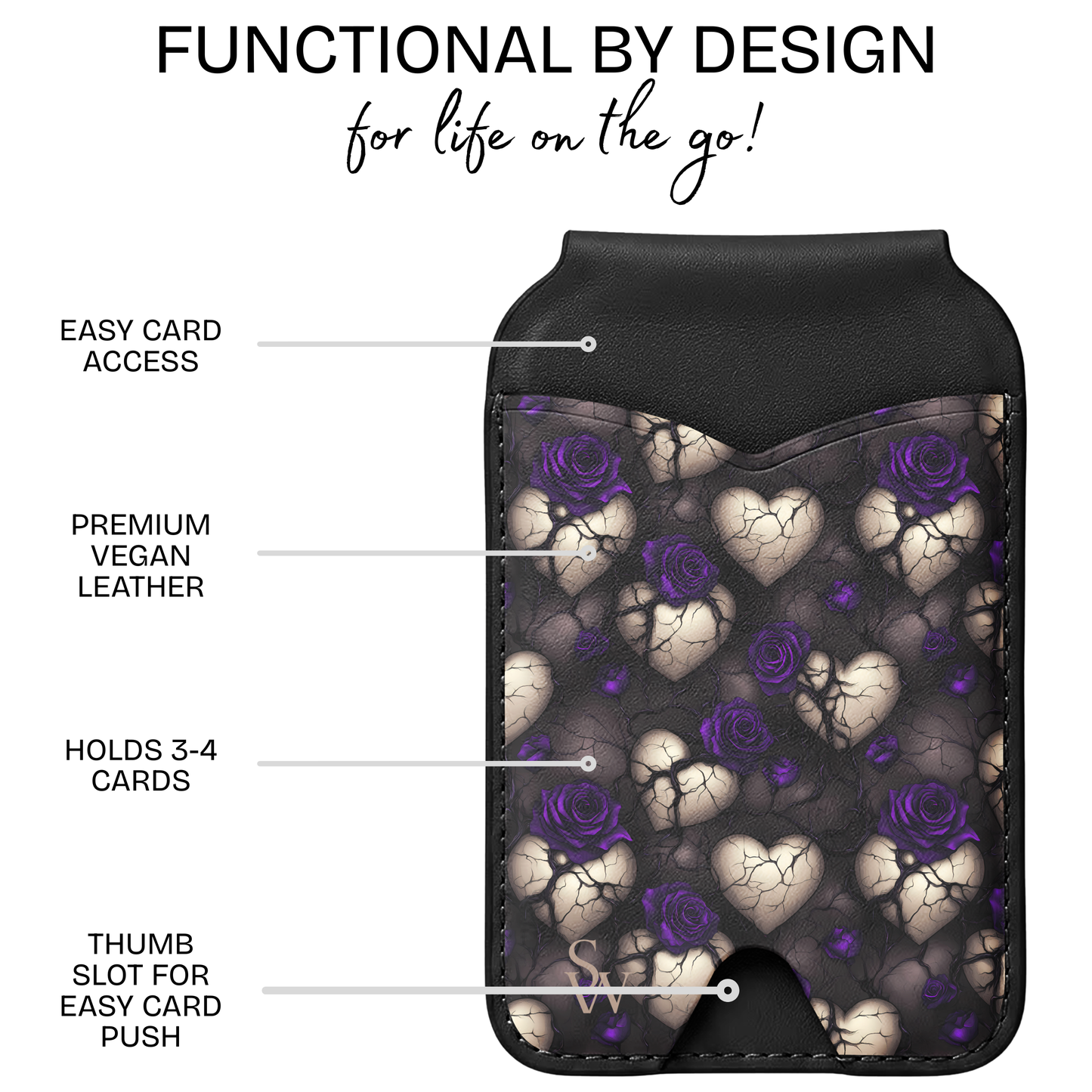 Broken Elegance Phone Wallet