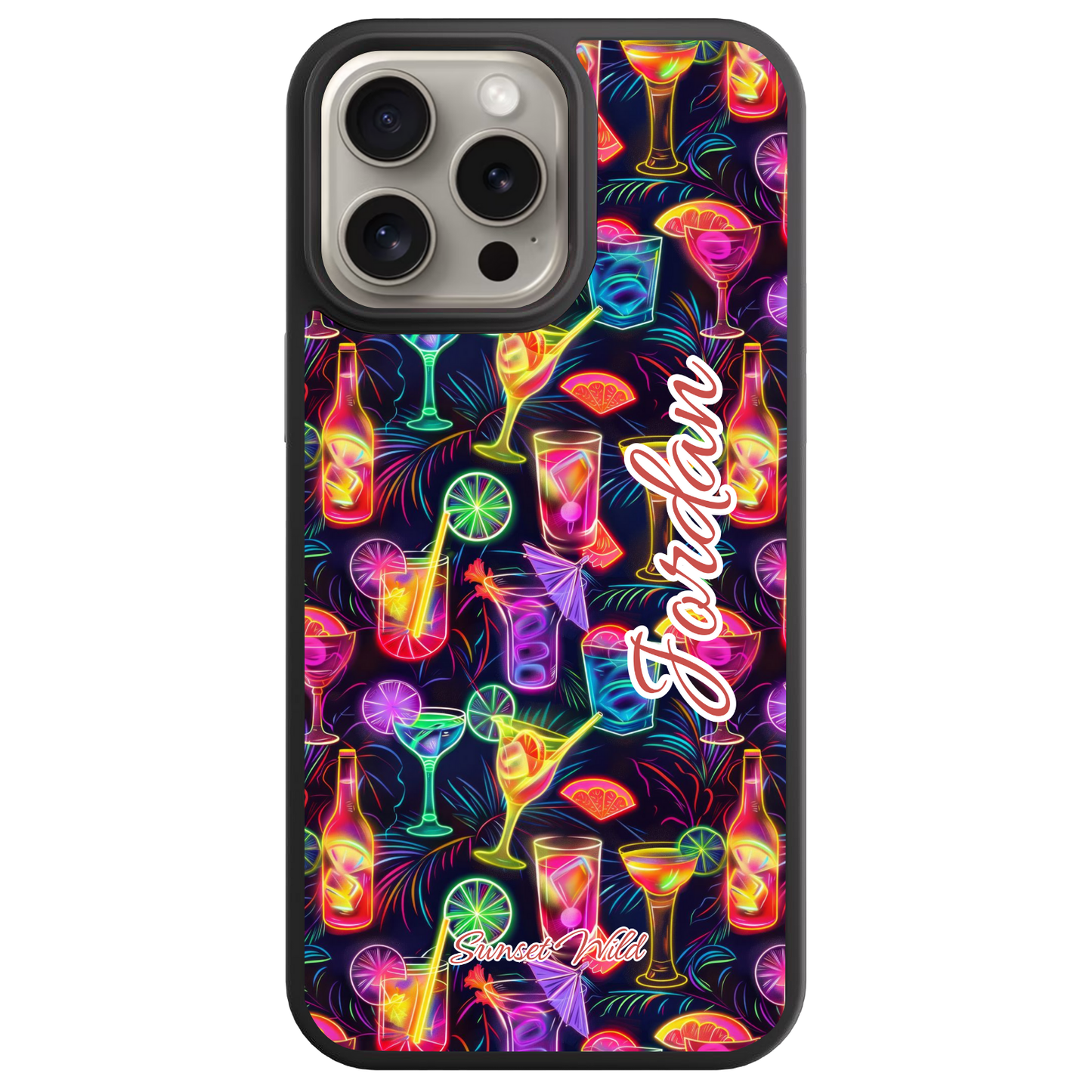 Sunset Sips Custom Case
