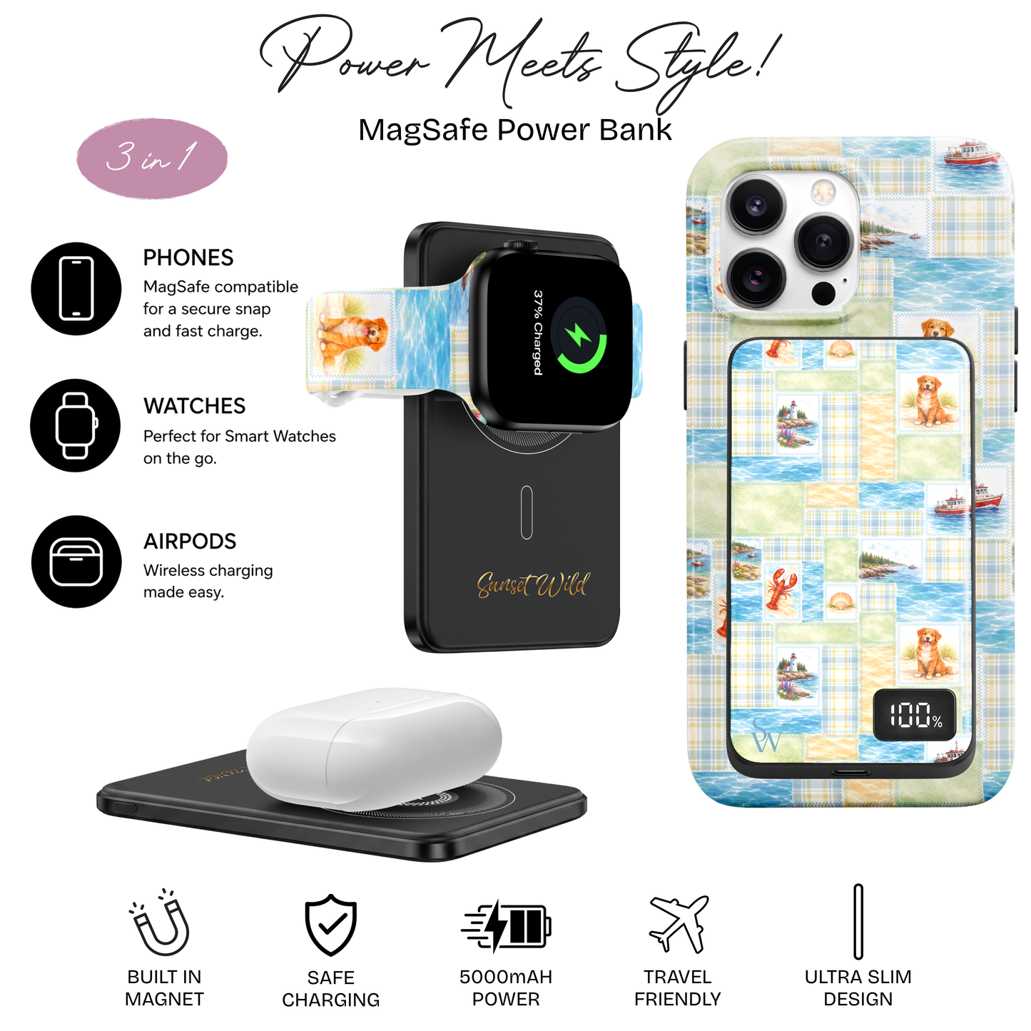 Coastal Charm Power Bank