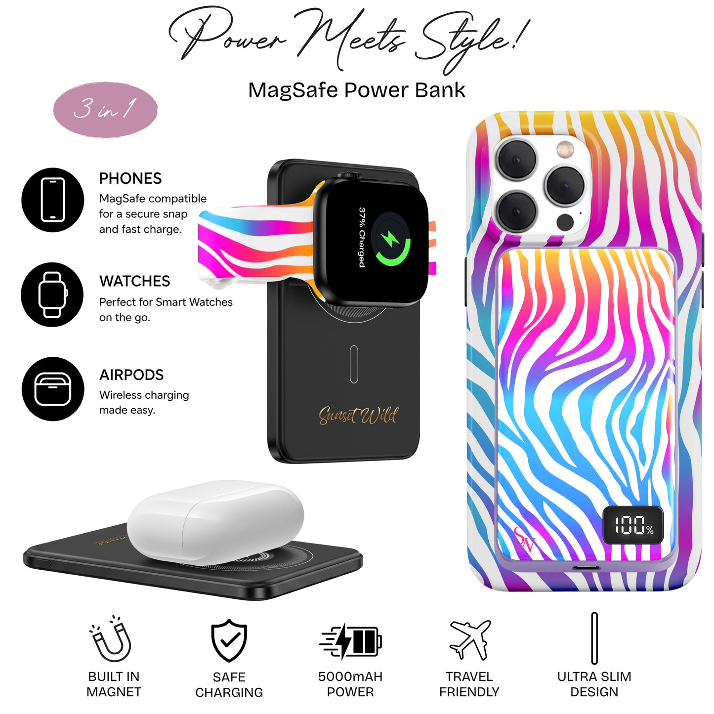 Sunset Safari Power Bank