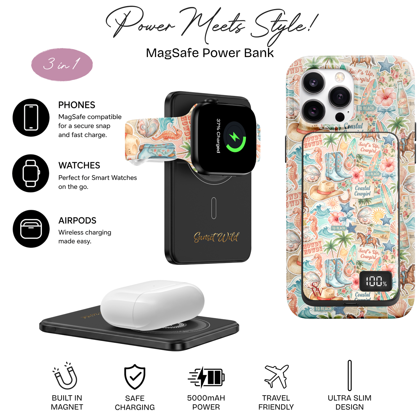 Coastal Cowgirl Power Bank