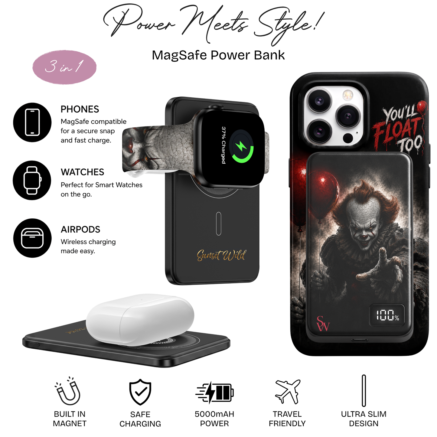 Pennywise MagSafe Power Bank