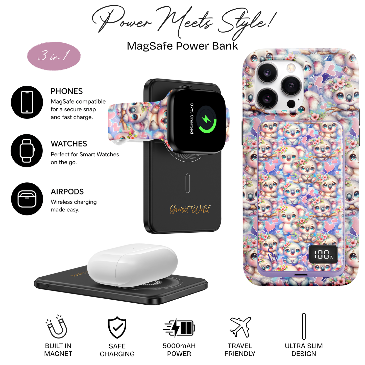 Cutie Koalas Power Bank
