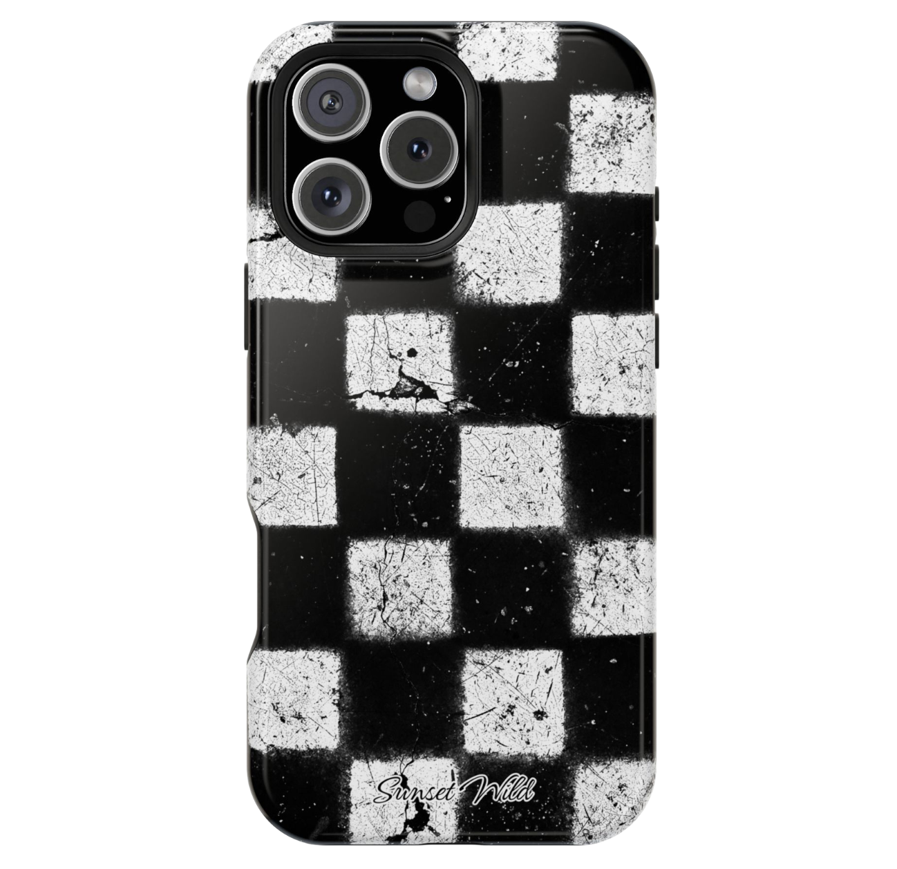 Grunge Grid Phone Case