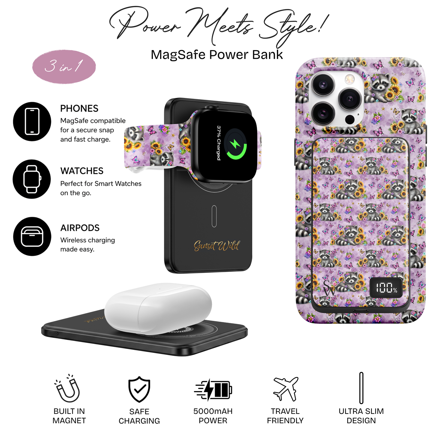 Butterfly Bandit Power Bank