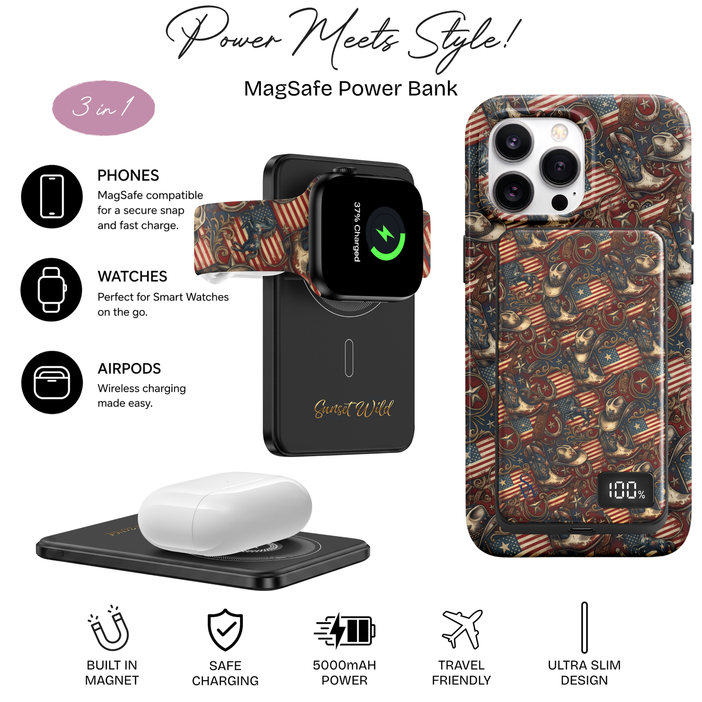 Stars & Spurs Power Bank