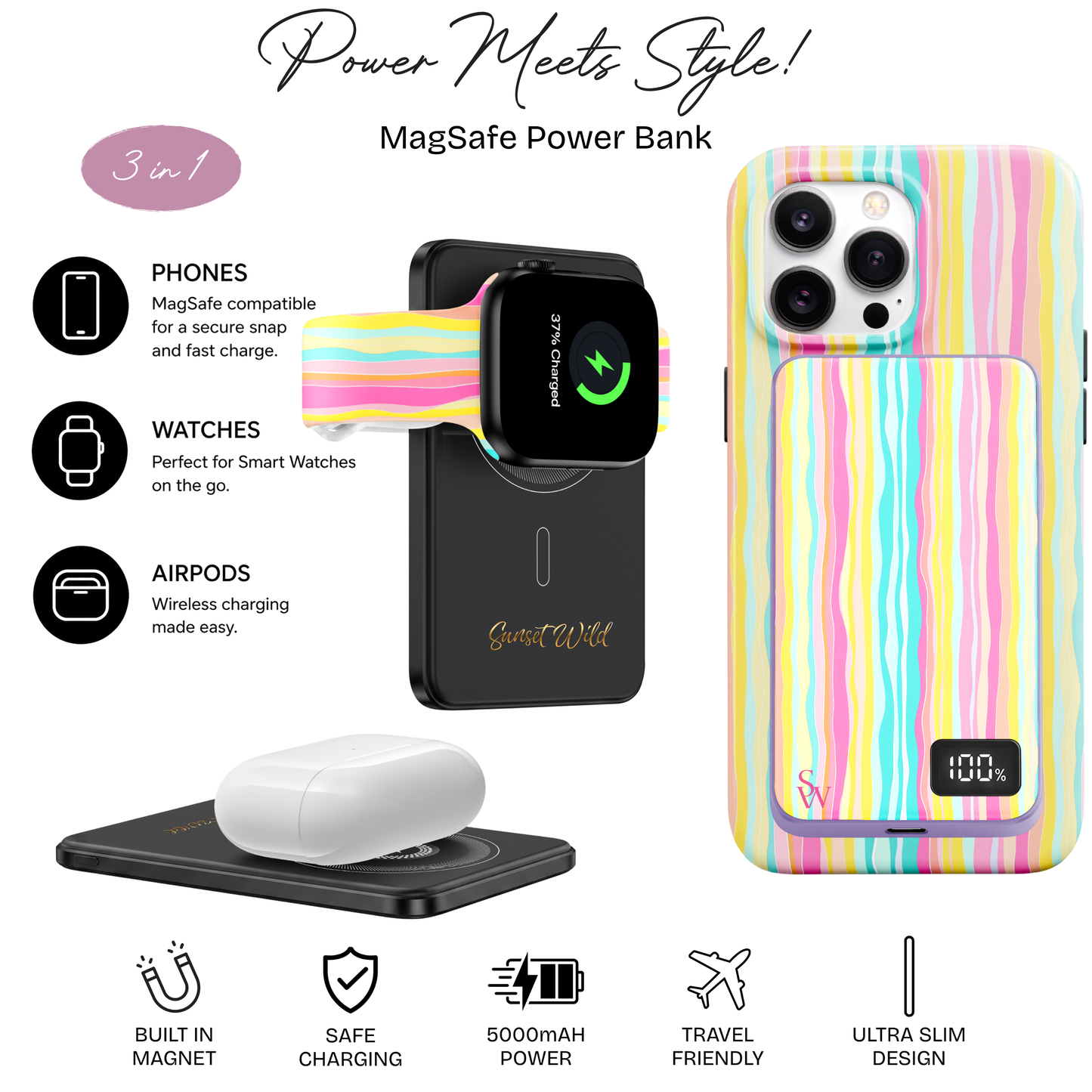 Taffy Tides Power Bank