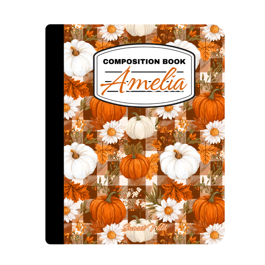 Harvest Bloom Custom Notebook