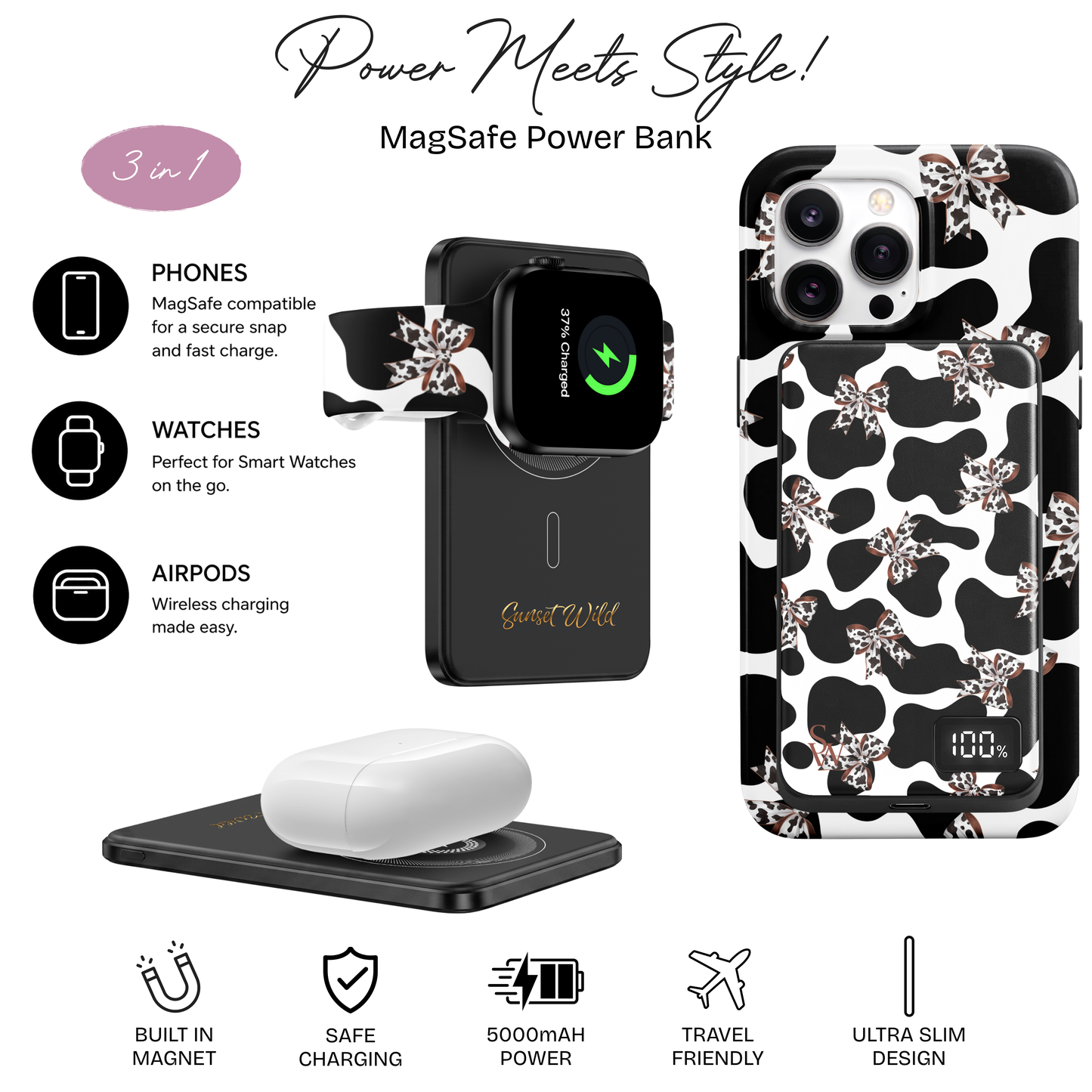 Cowgirl Coquette Power Bank