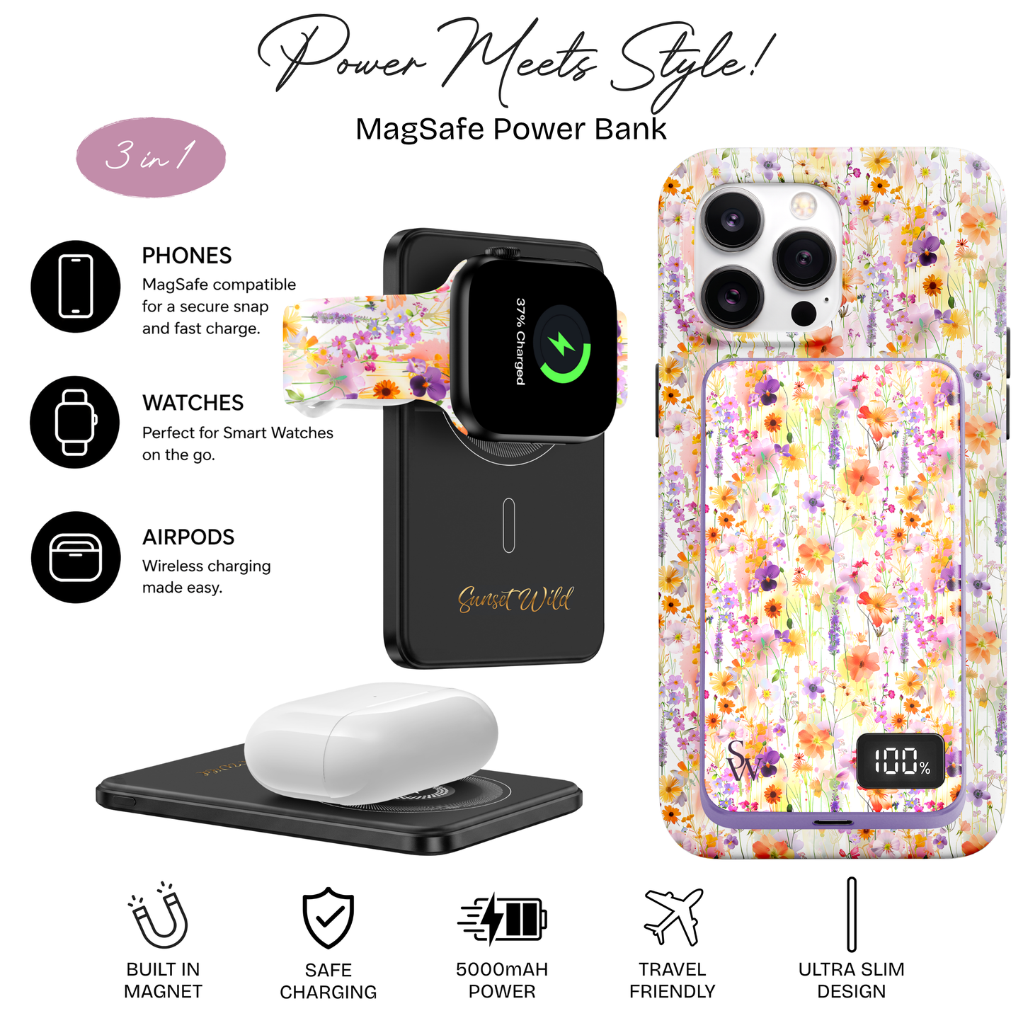 Morning Meadow Power Bank