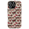 Cherry Cheetah Bows MagSafe Phone Case