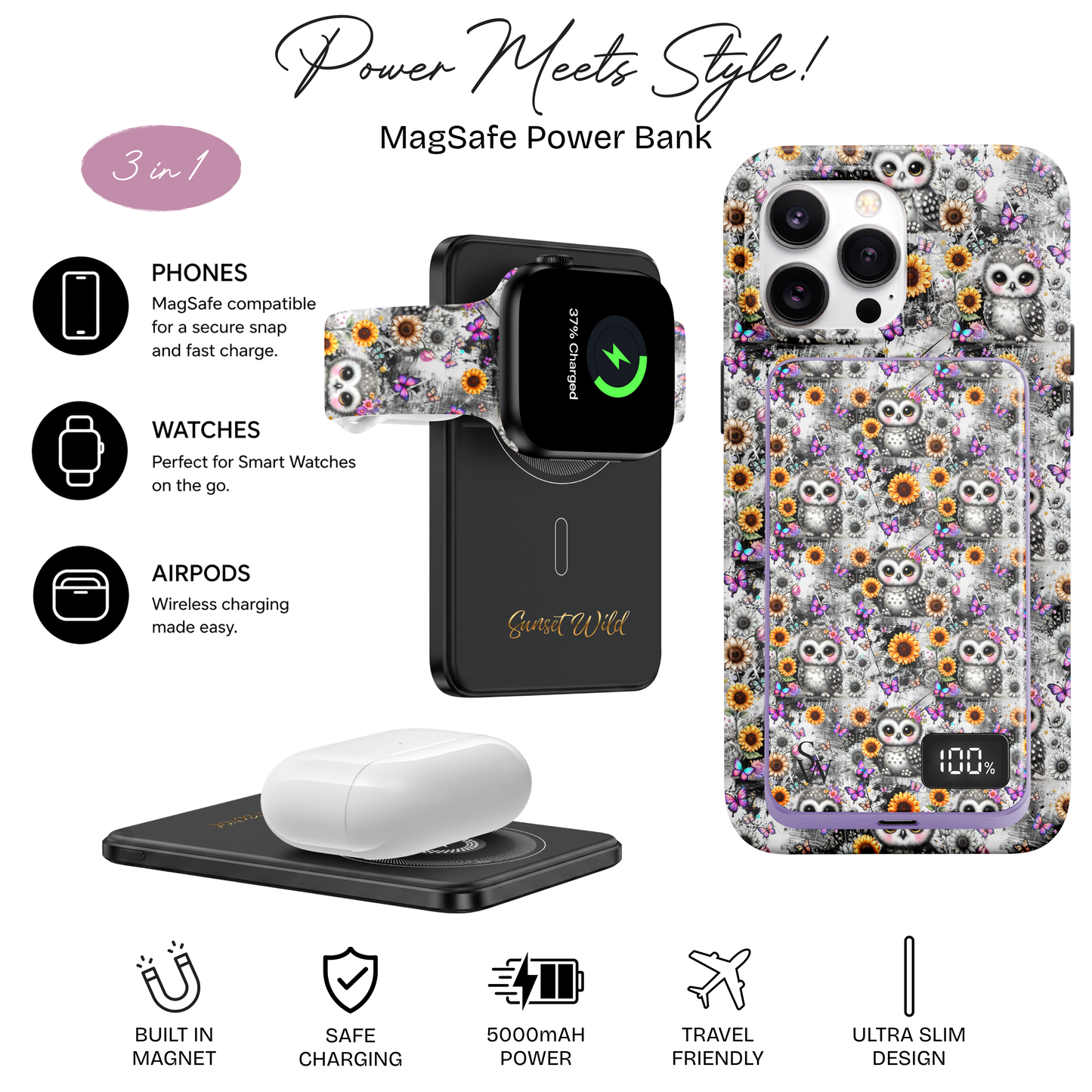 Cutie Hootie Power Bank