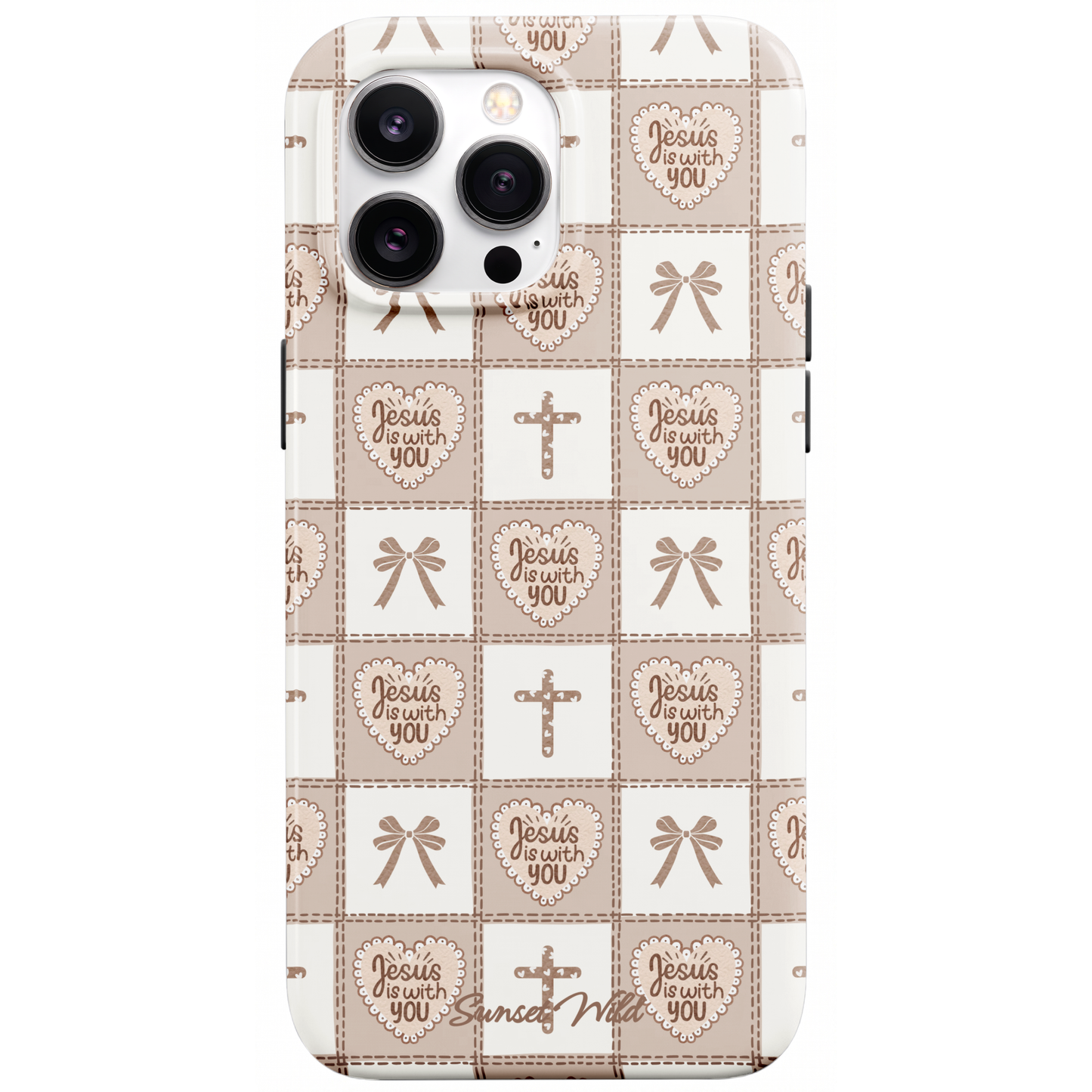Jesus is with You Phone Case