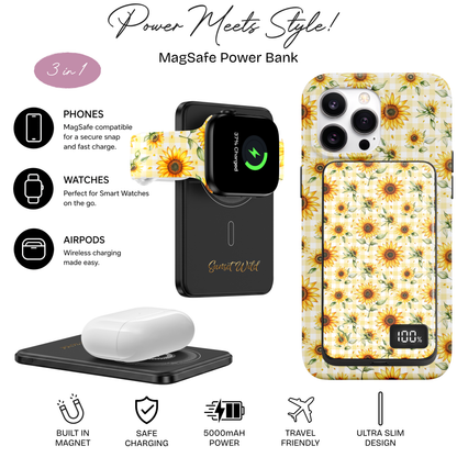 Summer Sunflowers Power Bank