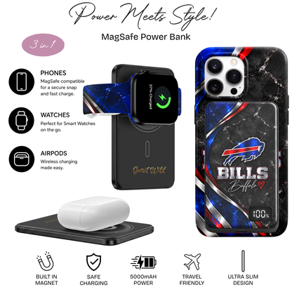 Bills Marble MagSafe Power Bank