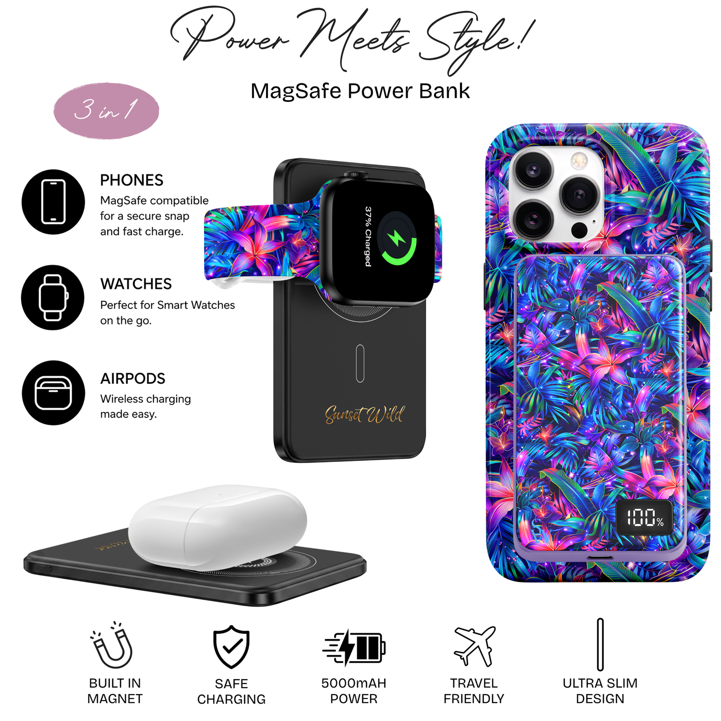 Vivid Oasis Power Bank
