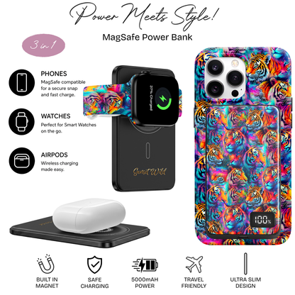 Striped & Savage Power Bank