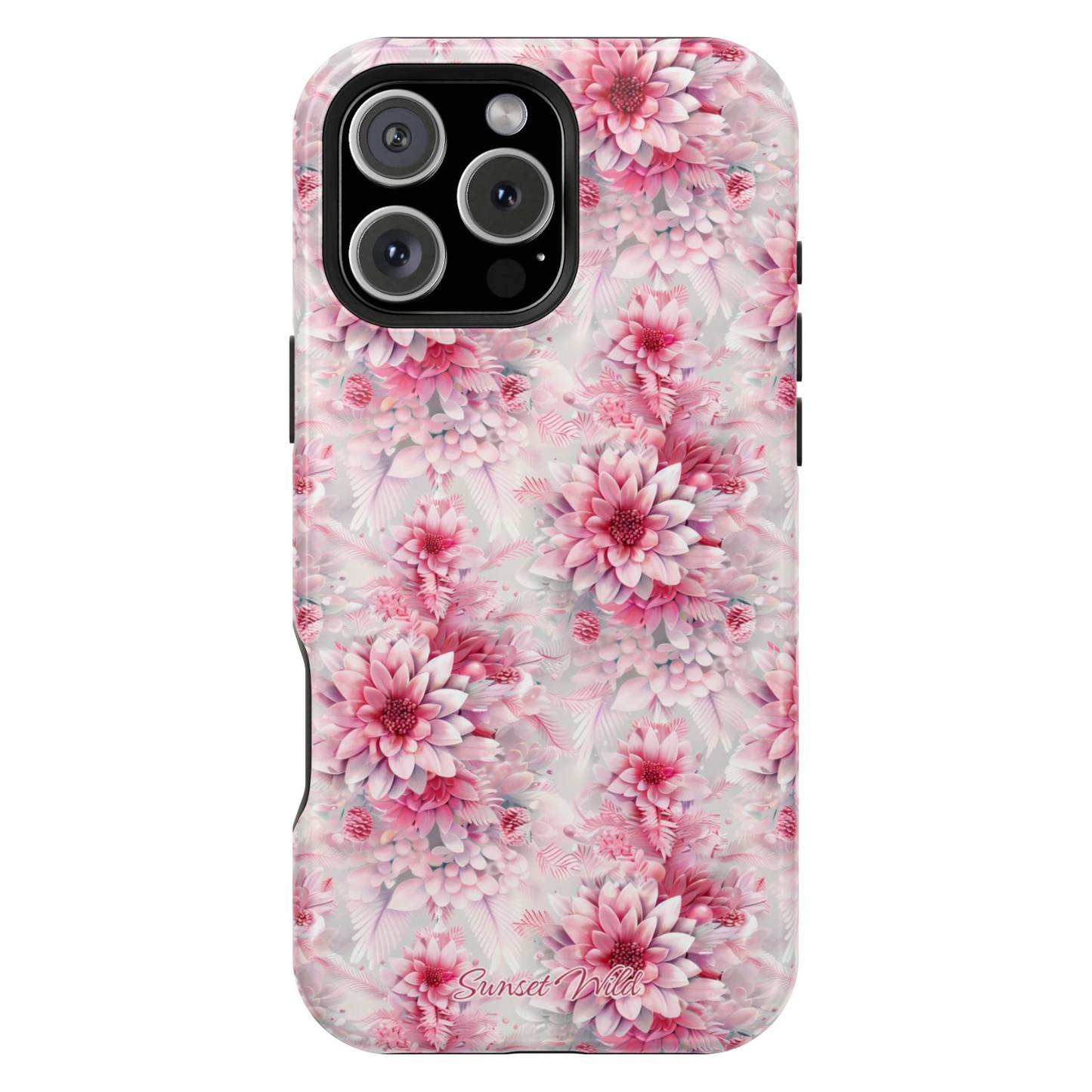 Pink Poinsettias MagSafe Case