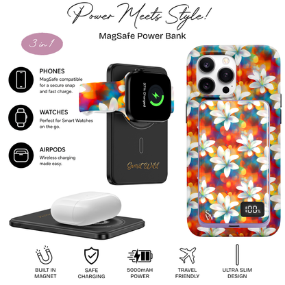 Sunset Lilies Power Bank