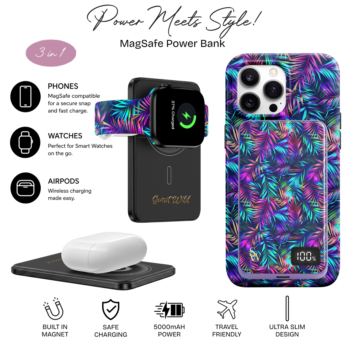 Radiant Rainforest Power Bank