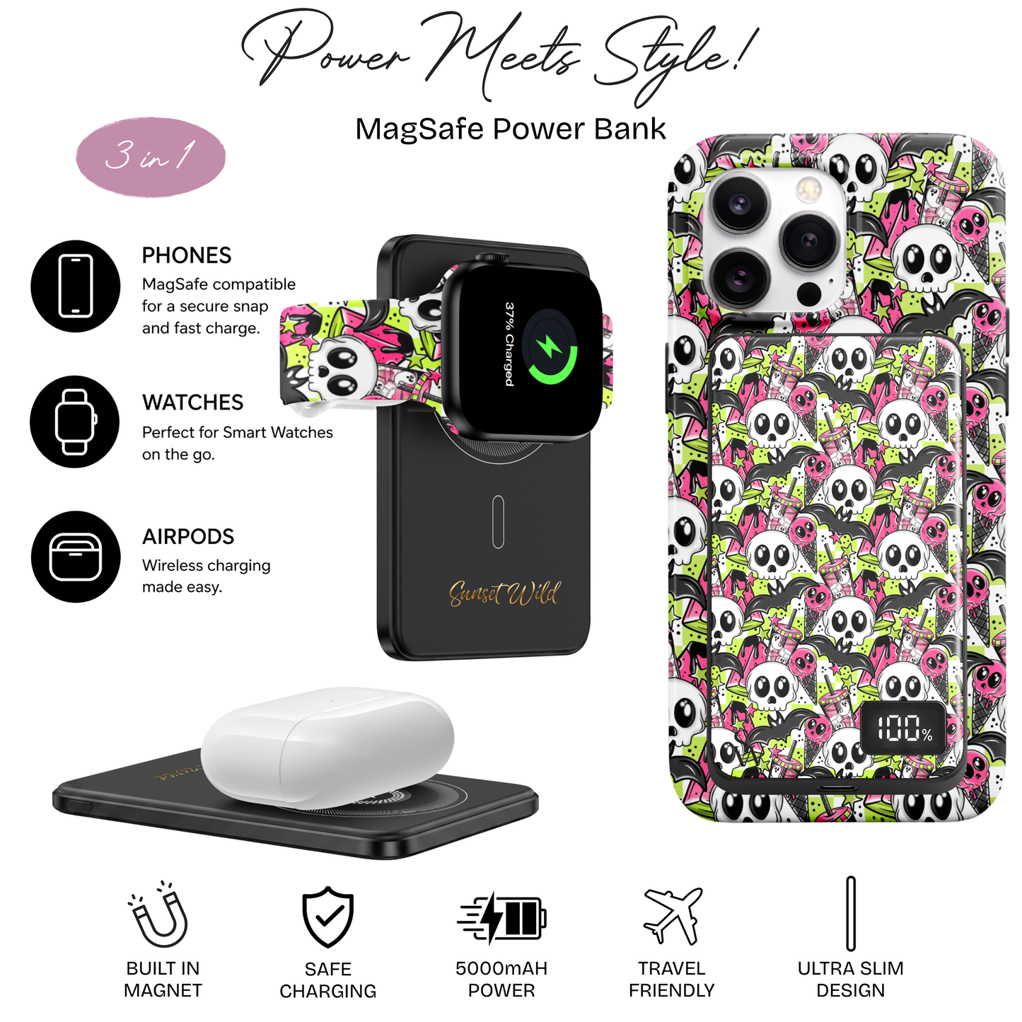 Boo Berry Blitz MagSafe Power Bank