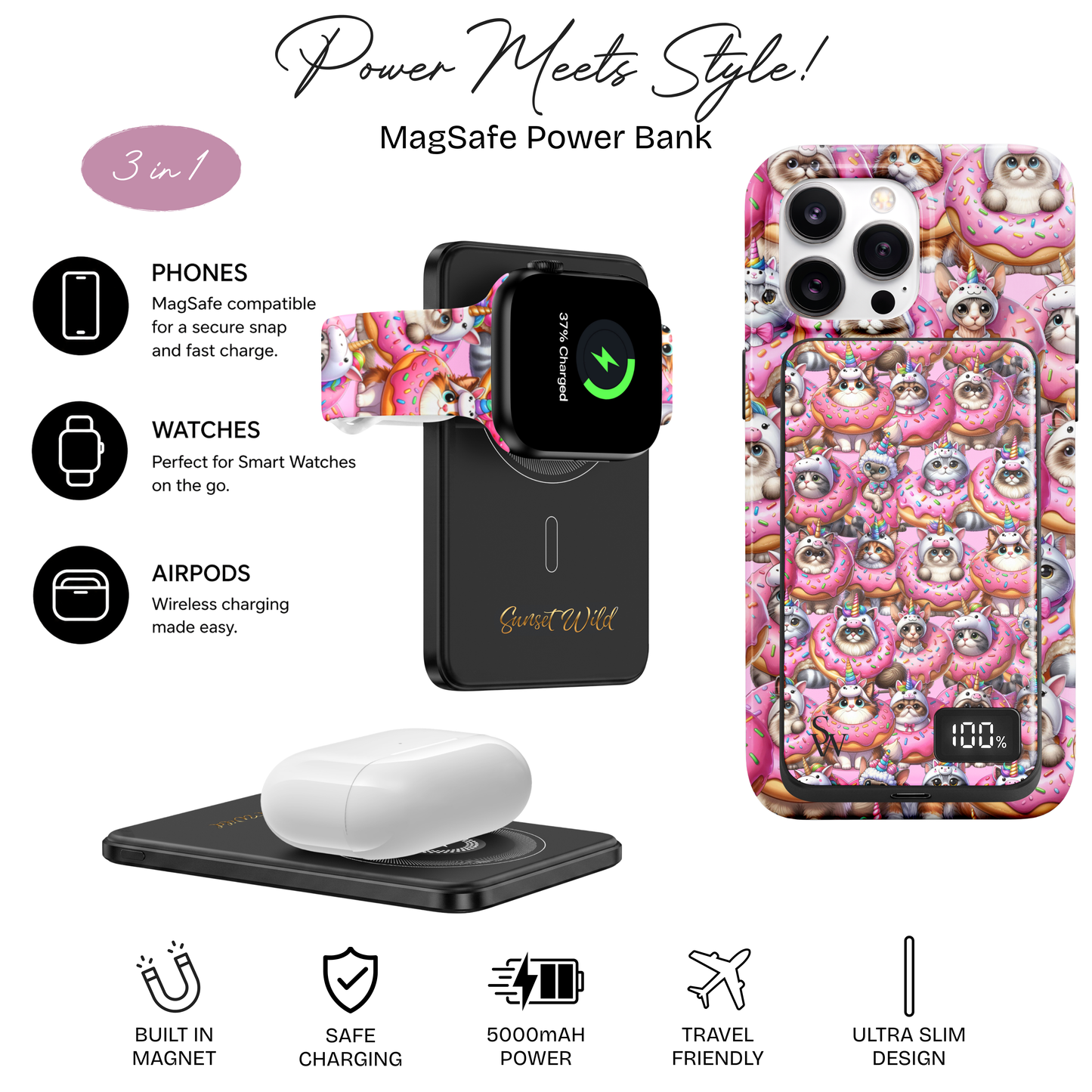 Caticorn Cravings Power Bank