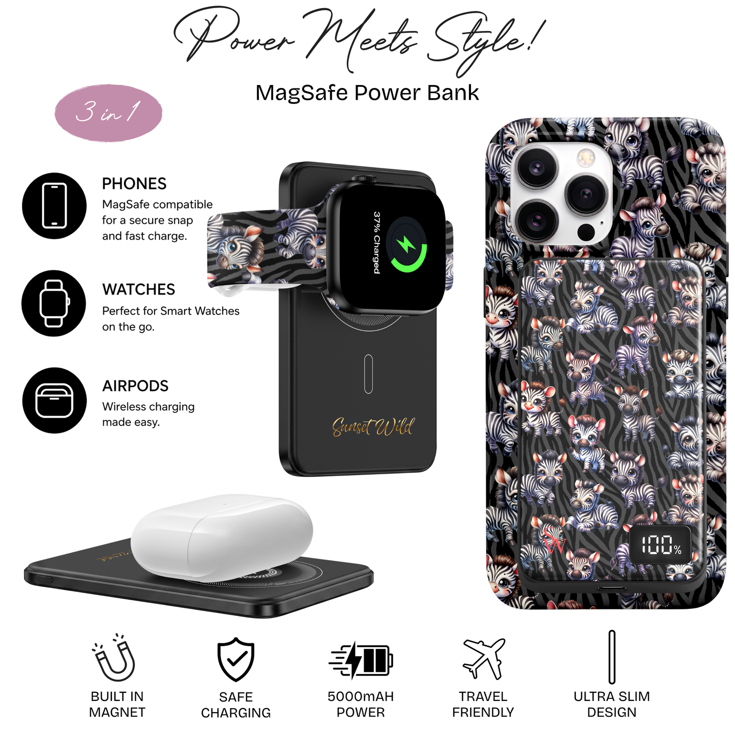Stripe Hype Power Bank