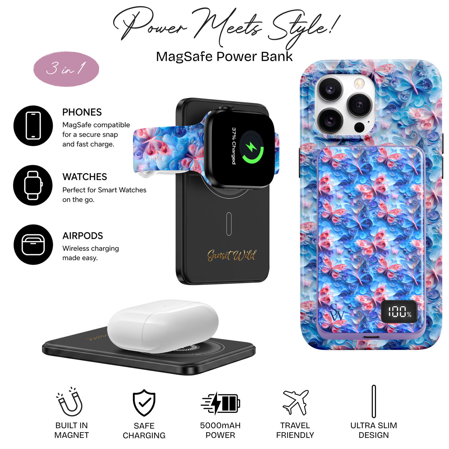 Flutter Fantasy Power Bank