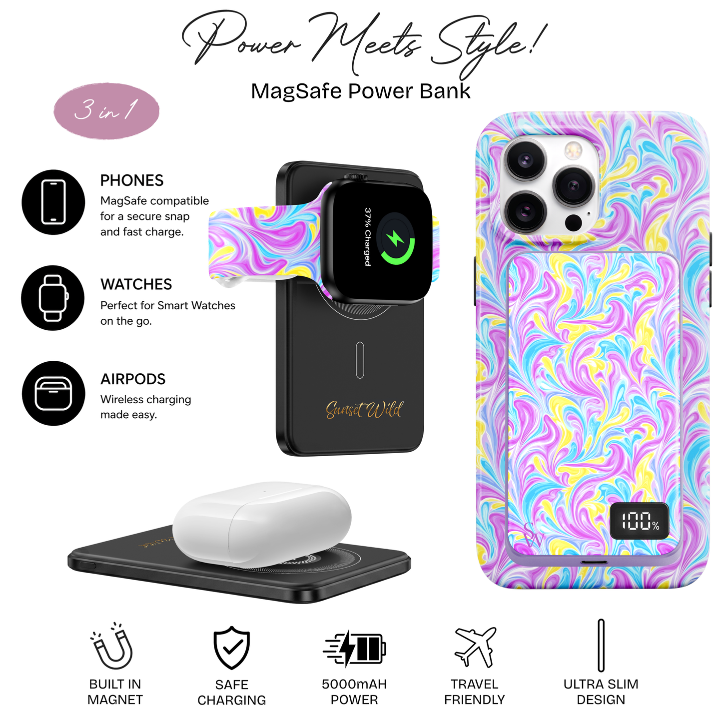 Lemonberry Swirl Power Bank